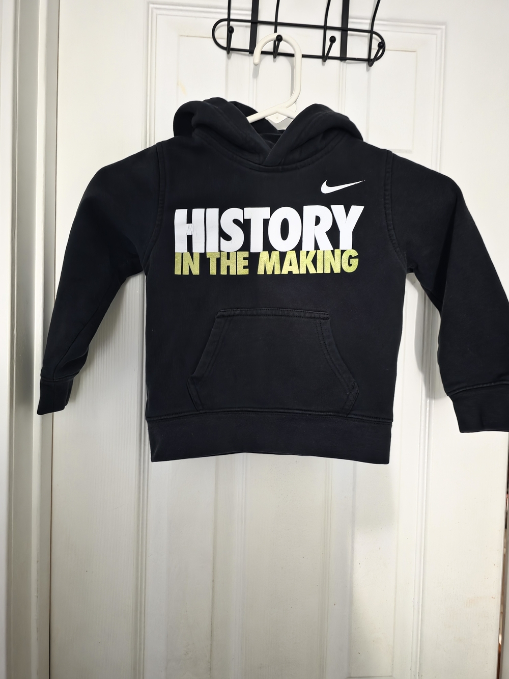 Nike Black Hoodie with 'History in the Making' Text